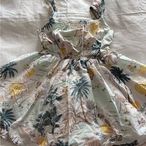 Tropical island flutter sleeve dress (Janie and Jack)